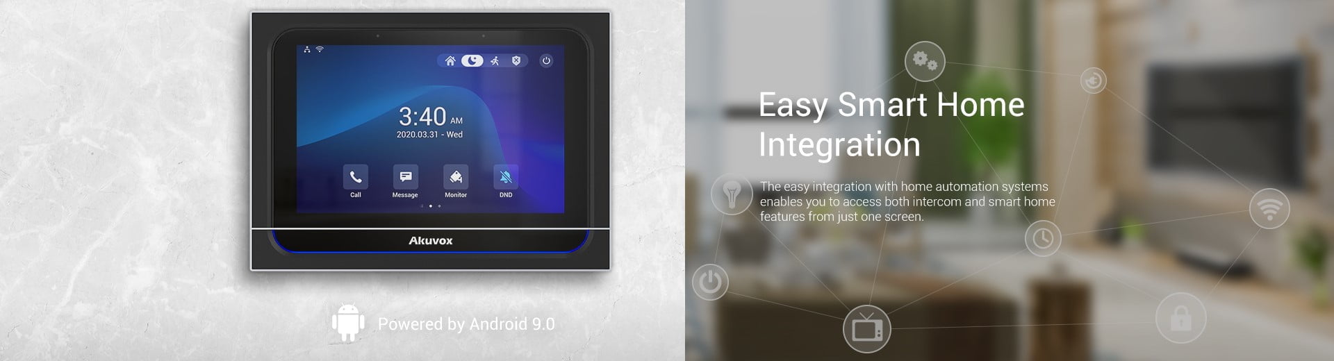 محصولات هوشمند سازی آکووکس Akuvox