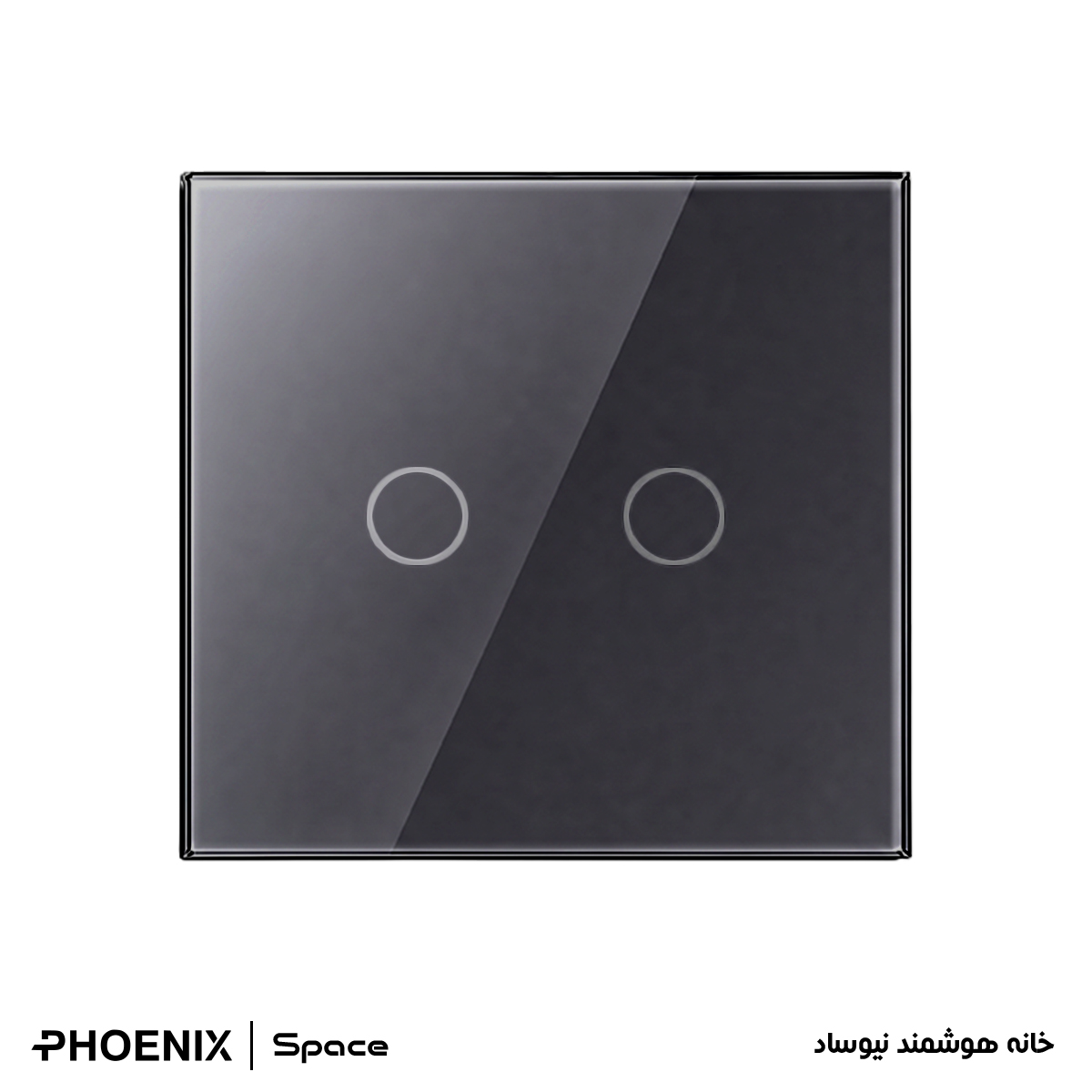 کلید لمسی تبدیل دو پل Phoenix مدل Space - تصویر 8